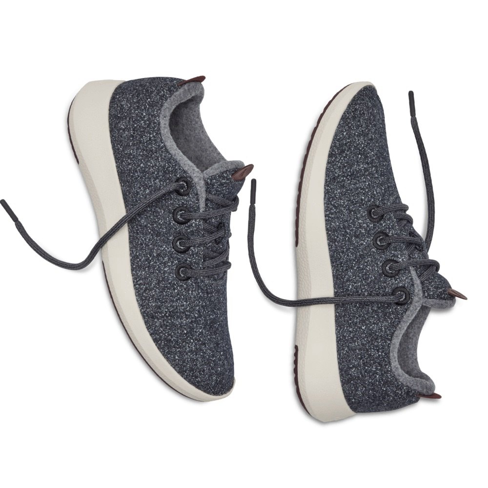 Allbirds Men\'s Sneakers Dark Grey - Wool Runner Mizzles - 79280DNBR